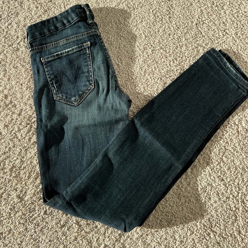 Mother Jeans, The Looker, jaded size 24
